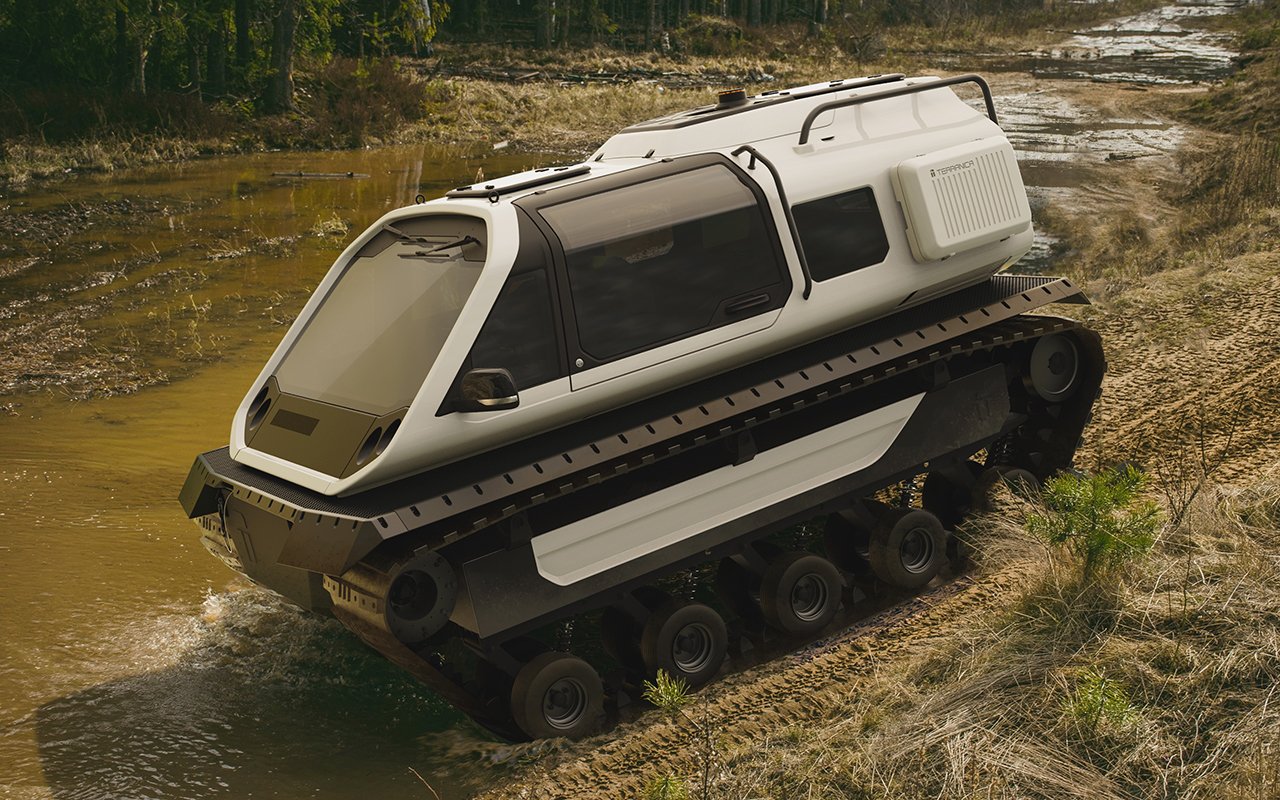 Гибридный гусеничный вездеход Terranica Expedition дебютировал на фестивале «ПроДвижение»