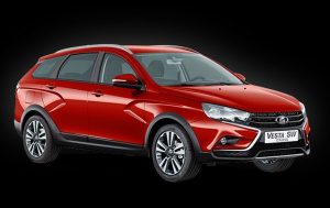Lada Vesta SW Cross в редком цвете «Фламенко» поступила к тольяттинским дилерам