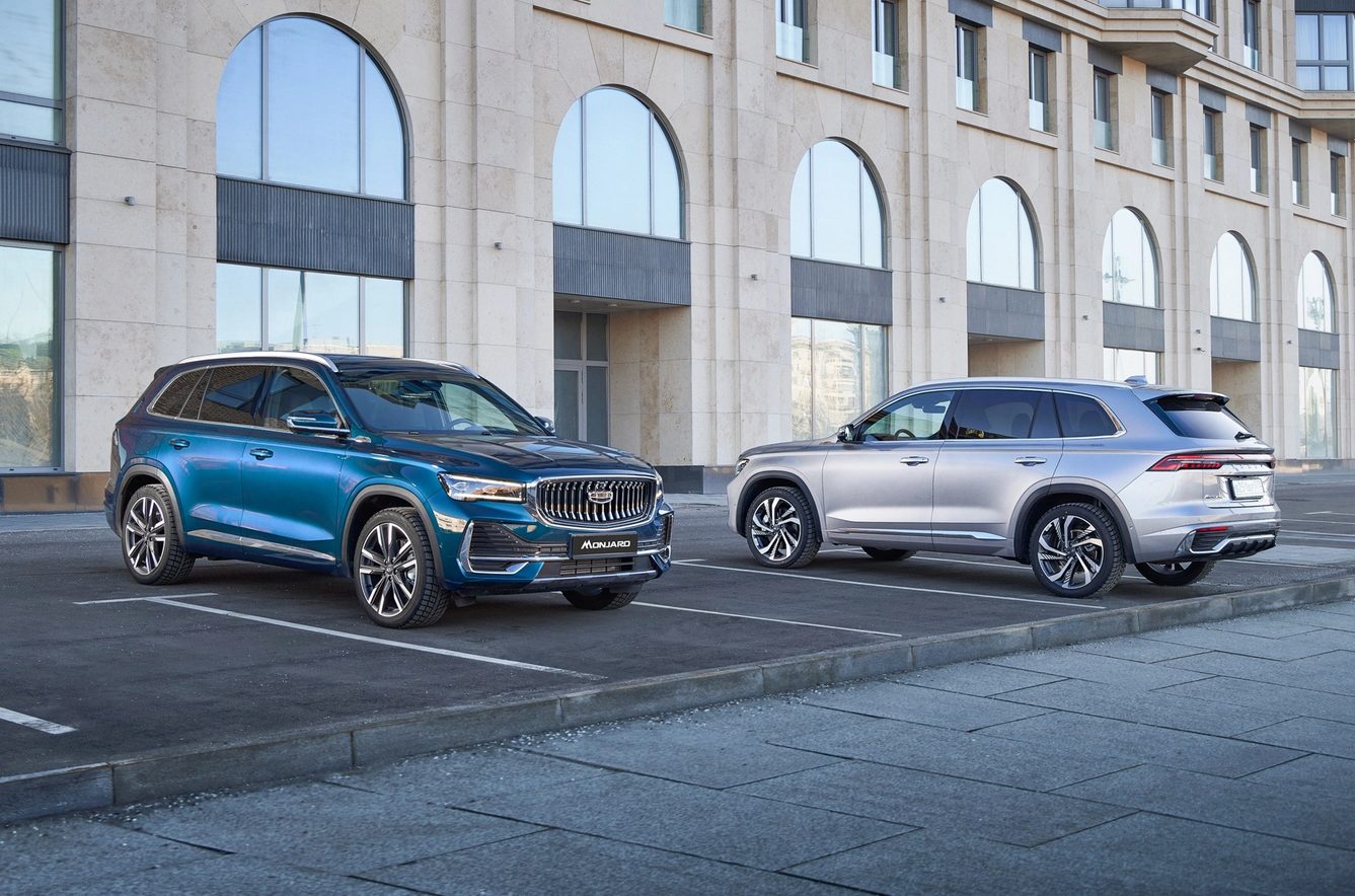 Geely Monjaro 2026 впервые заснят без камуфляжа: рестайлинг принёс 272-сильный мотор и систему G-Pilot H3