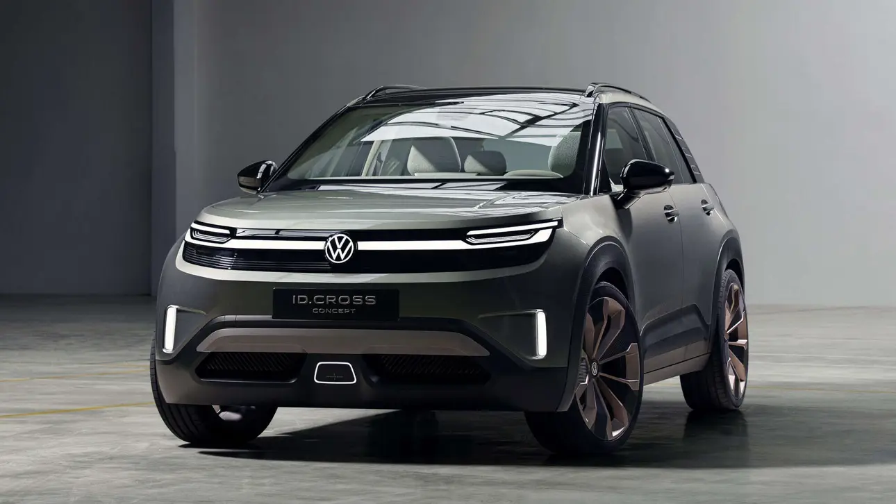 Volkswagen показал доступный электрический кроссовер ID.CROSS перед автосалоном в Мюнхене — цена 28–30 тыс. евро