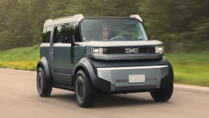 Dacia показала на официальном снимке концепт Hipster — электрокар-«кубик» за условные 1,5 млн рублей