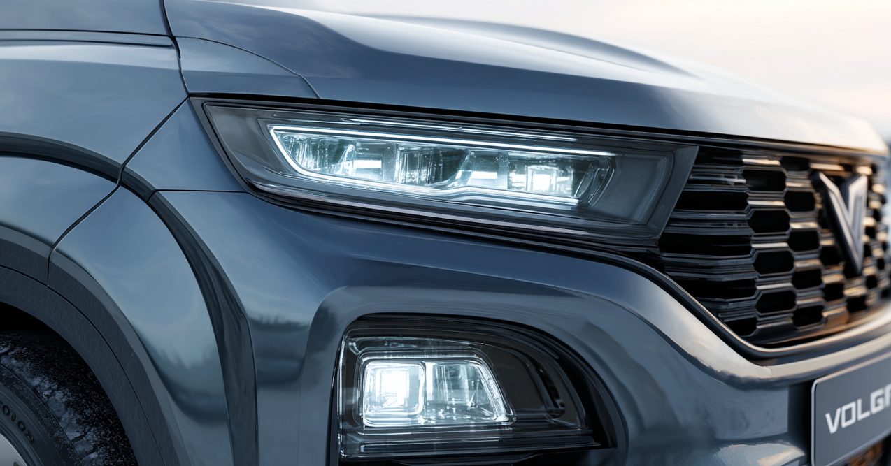 Первое видео кроссовера Volga Atlas: возрождённая «Волга» почти без маскировки показалась на дороге