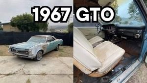 Редкий Pontiac GTO 1967, простоявший десятилетия в гараже, выставлен на аукцион