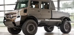 Mercedes-Benz превратил утилитарный Unimog в роскошный пикап с салоном уровня премиум-SUV