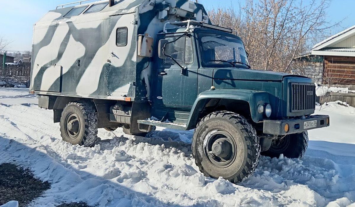 В Иркутской области выставили на торги редкий автодом на базе ГАЗ‑3308 «Садко» с пробегом 30 тыс. км