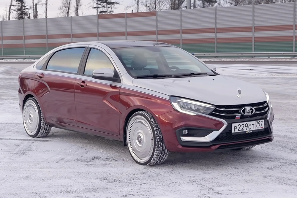 Единственную в России Lada Auraybach впервые показали на видео: бизнес-седан превратили в «люкс» по-русски