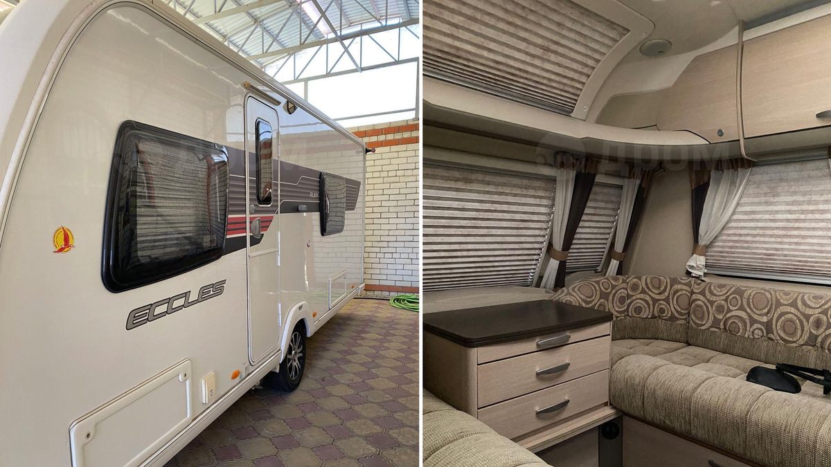 В Краснодарском крае продают британский автодом Sterling Eccles Quartz с двумя комнатами и полным набором удобств