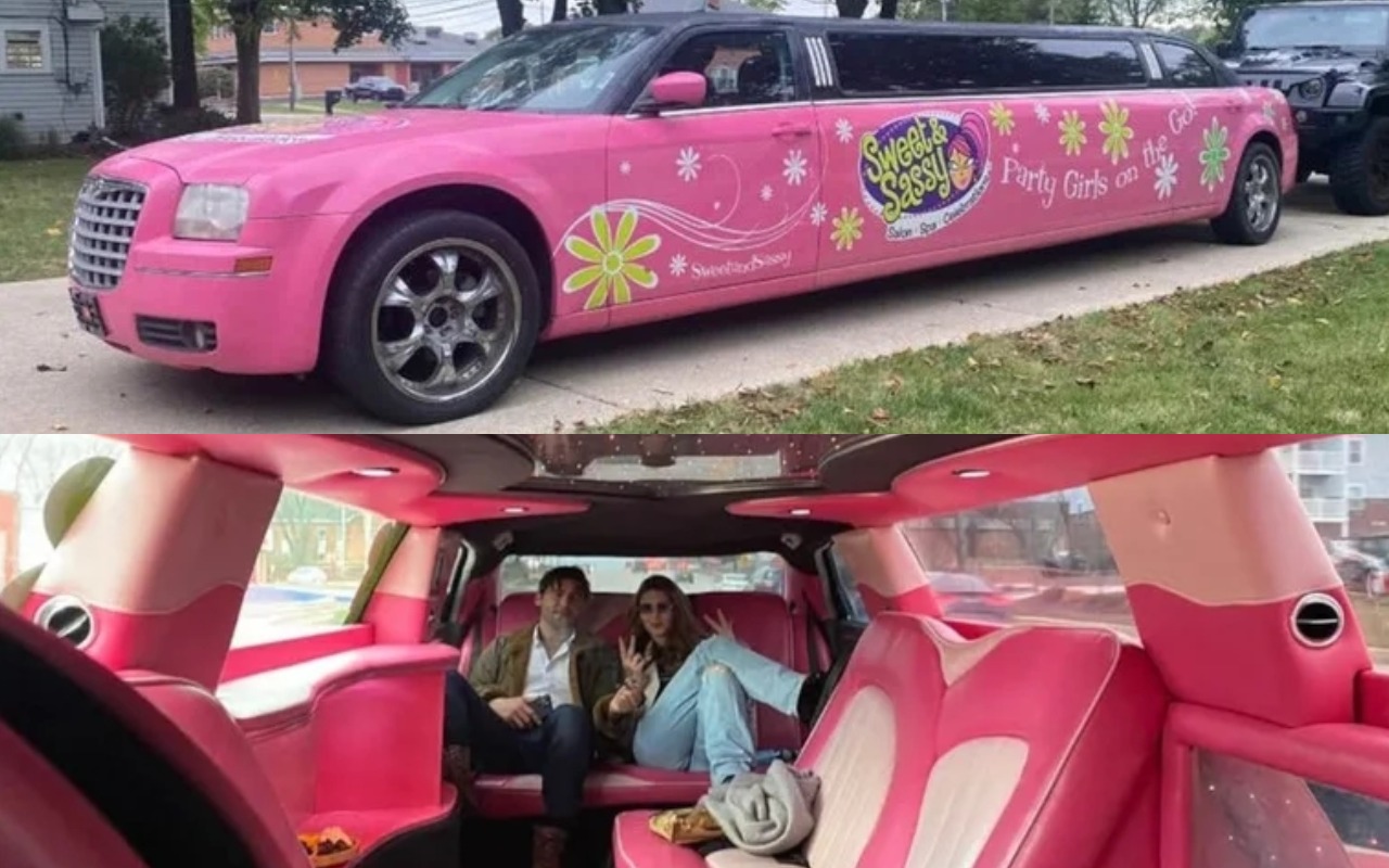 Ярко-розовый лимузин Chrysler 300 за $20 000 предлагают как основу для бизнеса элитного такси