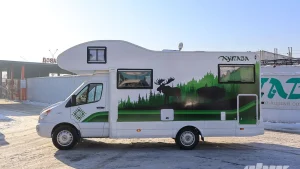 Белорусский автодом «Купава 273140» на базе МАЗ привлёк внимание российских путешественников